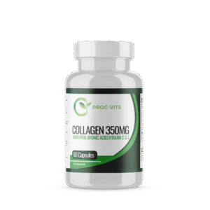 Collagen 350mg w/Hyaluronic acid, Vitamin C and Vitamin E